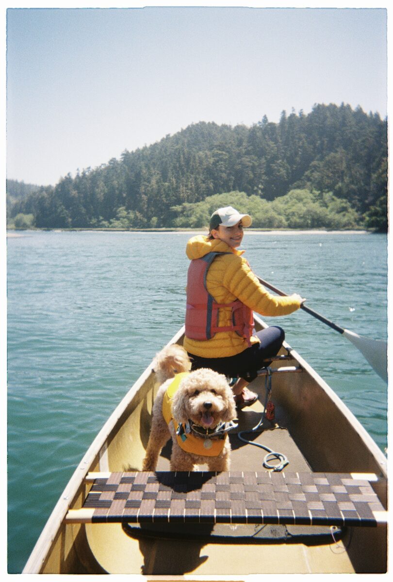 Kevin and Brock canoeing